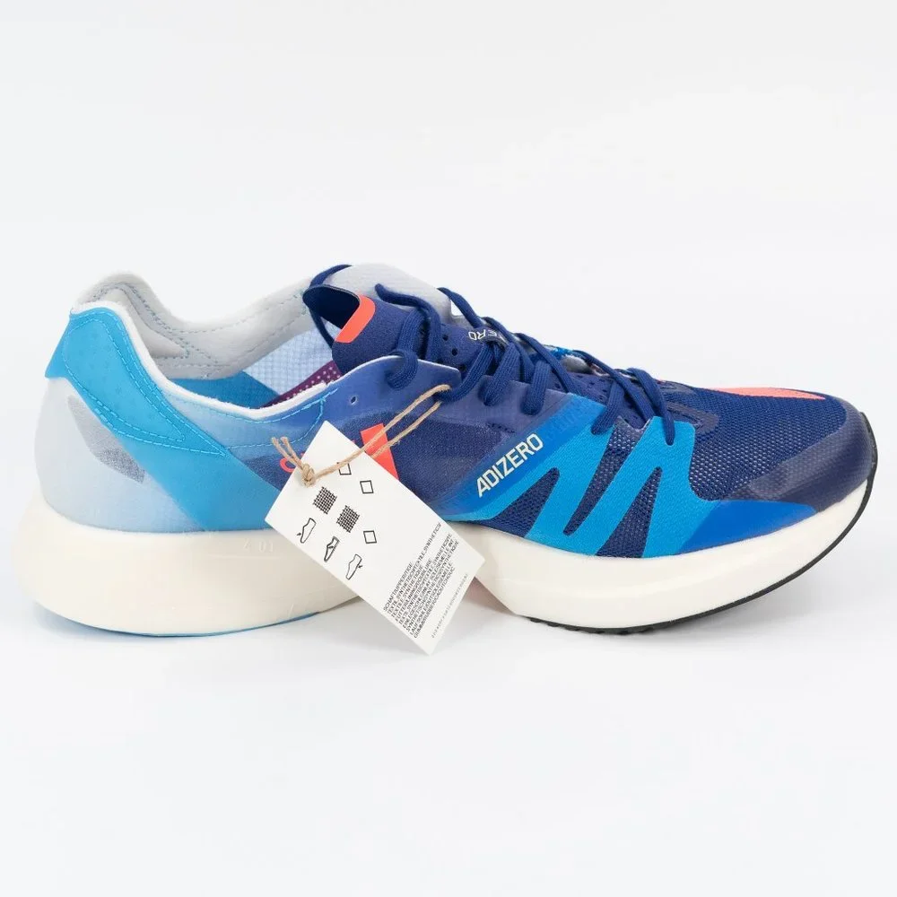 Adidas Adizero Takumi Sen 8 'Legacy Indigo Turbo' GZ0182 2021 Running size 9.5 - Picture 4 of 9
